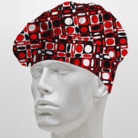 Círculos y cuadrados (rojo)