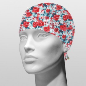 Flores Liberty (fondo azul)