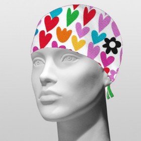 Corazones y chiribitas (fondo blanco)